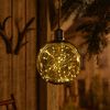Luxform Lighting LED Globe Smoke String Battery Light G170 Transparent