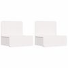 vidaXL Bedside Table 2 pcs White 44 x 32.5 x 40 cm Solid pine wood