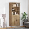 vidaXL Highboard 2 pcs Artisan Oak Engineered Wood