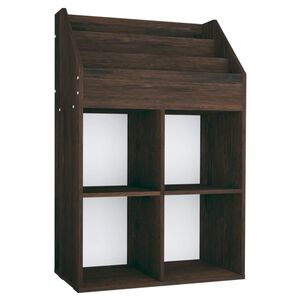 vidaXL Children's Magazine Rack | Smoked oak | Engineered wood, melamine