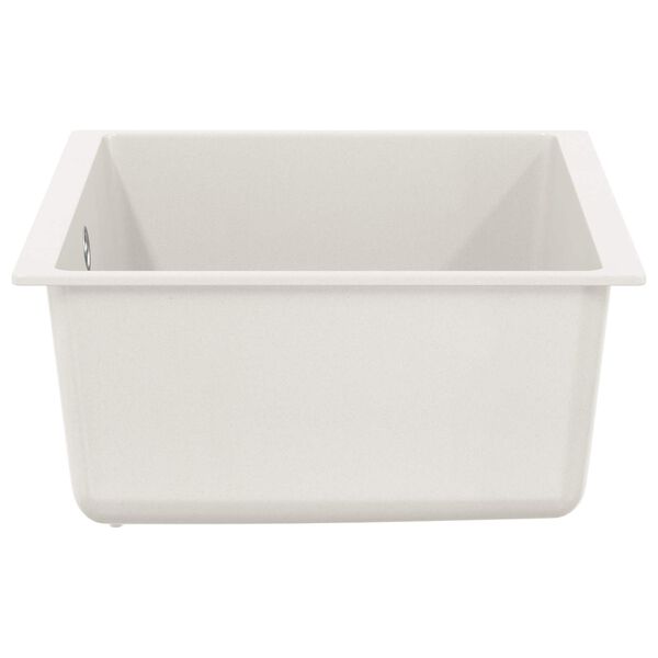 vidaXL Sink White 530 x 460 mm 80% Quartz and 20% Resin