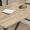vidaXL Desk Sonoma Oak 149x149x75 cm Engineered Wood