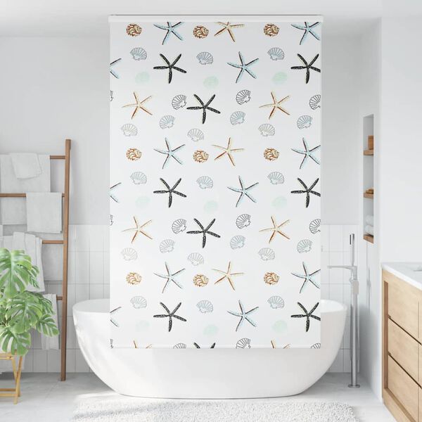 vidaXL Shower Roller Blind with Cassette 140x240 cm Fabric Width 136 cm