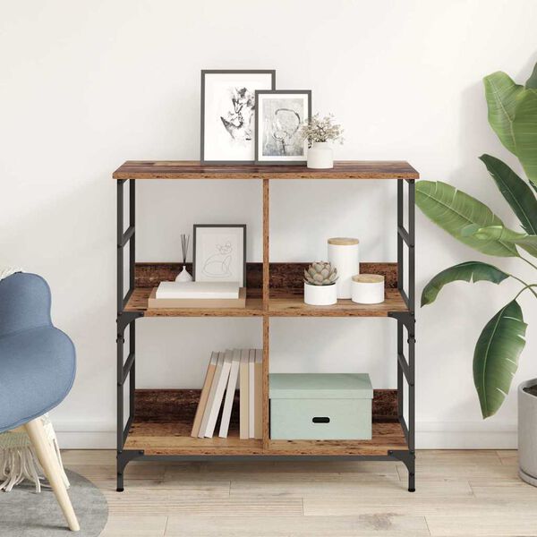 vidaXL Bookshelf Old wood Engineered wood