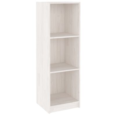 vidaXL Book Cabinet/Room Divider White 36x33x110 cm Solid Pinewood