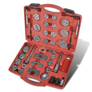 vidaXL Brake Caliper Piston Wind Back Tool Kit 40 pcs