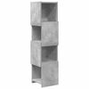 vidaXL Corner Cabinet 25.5x25x102cm Engineered Wood Concrete Grey