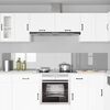 vidaXL Kitchen Backsplash 2 pcs Light Grey 120 x 40 cm Tempered Glass