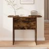 vidaXL Console Table Smoked Oak 93 x 40 x 75 cm Engineered Wood