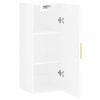 vidaXL Wall Mounted Cabinet High Gloss White 34.5x34x90 cm