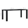 vidaXL Dining Table Leg I Frame 180x80x72 cm