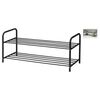 Storage Solutions Shoe Rack with 2 Levels 91x35x38.5 cm
