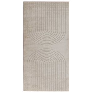vidaXL Area Rugs Rectangular HUARTE Beige 150 x 80 cm Polyester