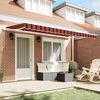 vidaXL Retractable Awning Multicolour 350 x 200 cm