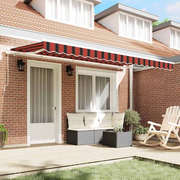 vidaXL Retractable Awning Multicolour 350 x 200 cm