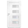vidaXL Front Door Aluminium and PVC Anthracite 110x210 cm