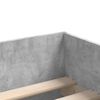 vidaXL Bed Frame with Drawers without Mattress Concrete Grey 90x200 cm