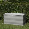 vidaXL Garden Storage Box Grey 117x45x56 cm