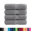 vidaXL Premium Wash Towels "SOLUND" 4 pcs Grey 30x30 cm 600 gsm