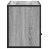 vidaXL TV Cabinet Grey Sonoma 80x31x39.5 cm Engineered Wood and Metal
