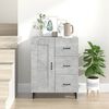 vidaXL Sideboard Concrete Grey 69.5x34x90 cm Engineered Wood