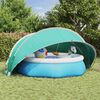 vidaXL Pool Dome Folding Manual Green 430 x 430 x 210 cm