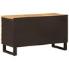 vidaXL TV Cabinet with Shelf Brown 80 x 31.5 x 46 cm Solid Mango Wood