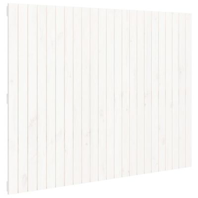 vidaXL Wall Headboard White 146.5x3x110 cm Solid Wood Pine