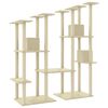vidaXL Cat Tree with Sisal Scratching Posts Cream 174 cm