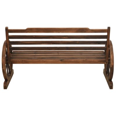 vidaXL Garden Bench 142 cm Solid Firwood
