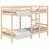 vidaXL Bunk Bed without Mattress 90x200 cm Solid Wood Pine