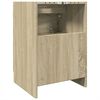 vidaXL Sink Cabinet Sonoma Oak 40x37x59 cm Engineered Wood