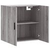 vidaXL Wall Cabinet Grey Sonoma 60x31x60 cm Engineered Wood