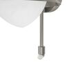 EGLO Outdoor Sensor Wall Light Sidney Silver 87105