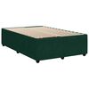vidaXL Bed Frame without Mattress Dark Green 120x190 cm Small Double Velvet
