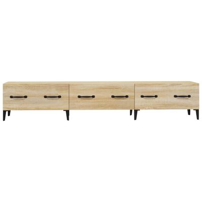 vidaXL TV Cabinet Sonoma Oak 150x34,5x30 cm Engineered Wood