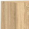 vidaXL 6 Piece TV Wall Units with LED Sonoma Oak Engineered Wood