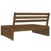 vidaXL Garden Middle Sofa Honey Brown 120x80 cm Solid Wood Pine