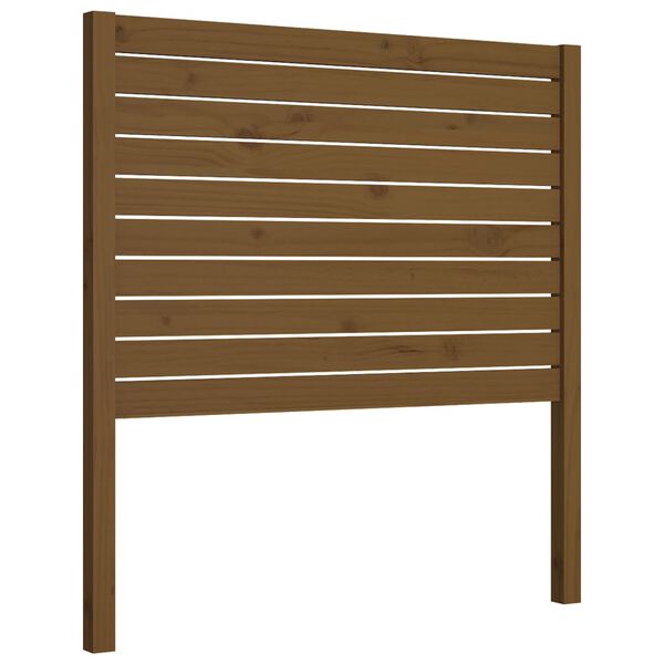 vidaXL Bed Headboard Honey Brown 106x4x100 cm Solid Wood Pine