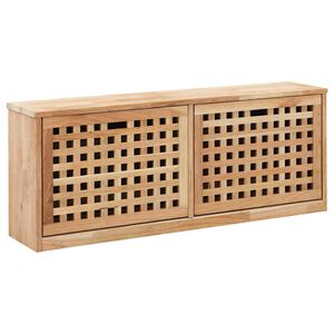 vidaXL Shoe Organiser | Natural | Solid walnut wood | Medium | Storage