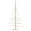 vidaXL Wooden Christmas Tree for Decoration 180 cm Solid Wood Pine