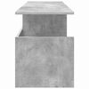 vidaXL TV Stand Concrete Grey 102 x 35 x 45 cm Engineered Wood