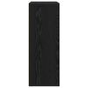vidaXL Sideboard Black Oak 60 x 31 x 84 cm Engineered Wood