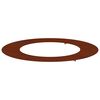vidaXL suitable for Flat Tree Ring Brown &Oslash;50 / 80 cm Weathering Steel
