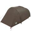 vidaXL Family Tent Tunnel 6-Person Brown Waterproof