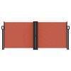 vidaXL Retractable Side Awning Terracotta 100x600 cm