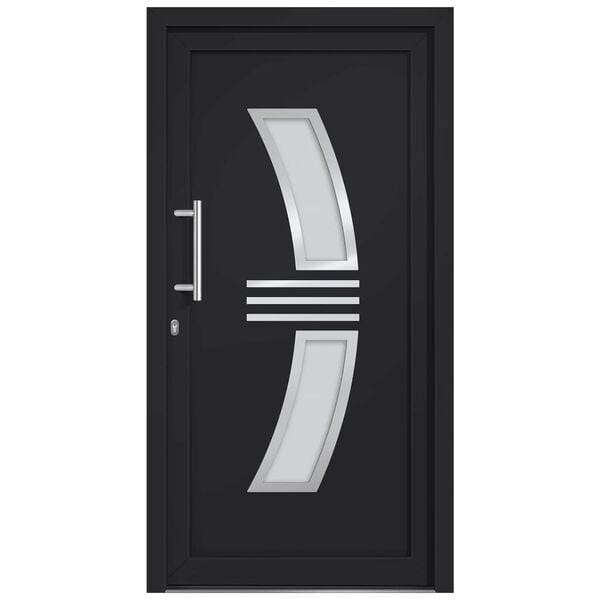 vidaXL Front Door Anthracite 108x200 cm
