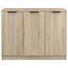 vidaXL Sideboard Sonoma Oak 90.5x30x70 cm Engineered Wood
