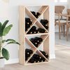 vidaXL Wine Rack 2 pcs Natural 62 x 25 x 62 cm Solid Pine Wood