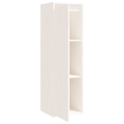 vidaXL Wall Cabinets 2 pcs White 30x30x100 cm Solid Pinewood